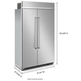 KitchenAid KBSN708MPS Built In Refrigerator