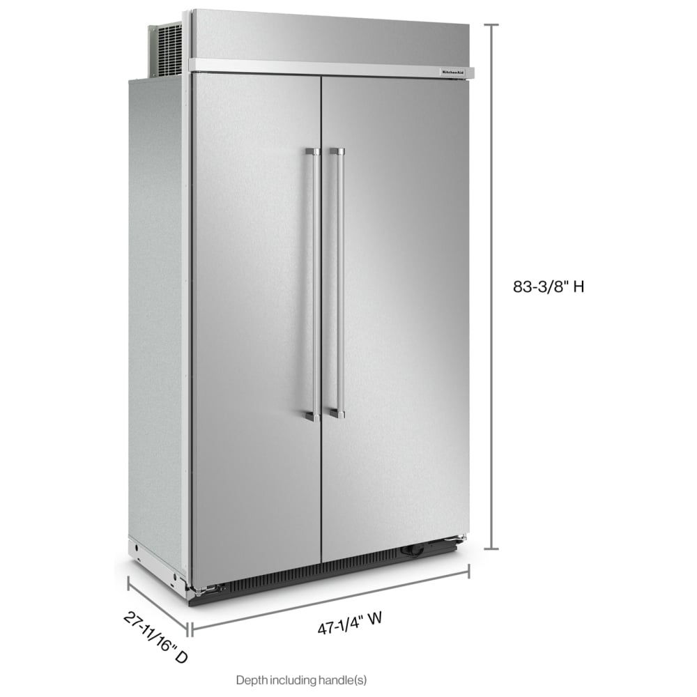 KitchenAid KBSN708MPS Built In Refrigerator