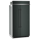 KitchenAid KBSN742SJP Side by Side Built In Refrigerator, 42 inch Width, 25.5 cu. ft. Capacity, Water Dispenser (Interior), Ice Dispenser (Freezer Located), Juniper colour