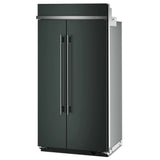 KitchenAid KBSN742SJP Side by Side Built In Refrigerator, 42 inch Width, 25.5 cu. ft. Capacity, Water Dispenser (Interior), Ice Dispenser (Freezer Located), Juniper colour