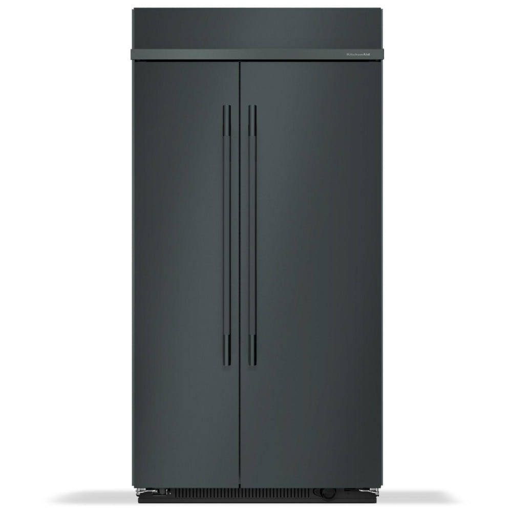 KitchenAid KBSN742SJP Side by Side Built In Refrigerator, 42 inch Width, 25.5 cu. ft. Capacity, Water Dispenser (Interior), Ice Dispenser (Freezer Located), Juniper colour, FreshChill™, FreshFlow™ Air Filter, Preserva® Food Care, SatinGlide® System