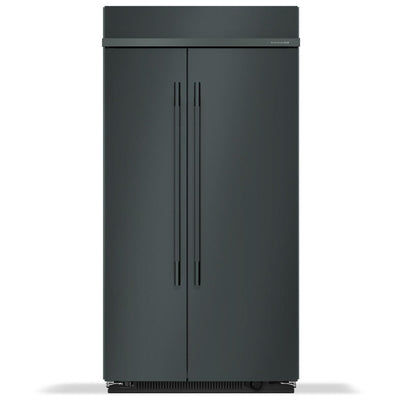 KitchenAid KBSN742SJP Side by Side Built In Refrigerator, 42 inch Width, 25.5 cu. ft. Capacity, Water Dispenser (Interior), Ice Dispenser (Freezer Located), Juniper colour, FreshChill™, FreshFlow™ Air Filter, Preserva® Food Care, SatinGlide® System