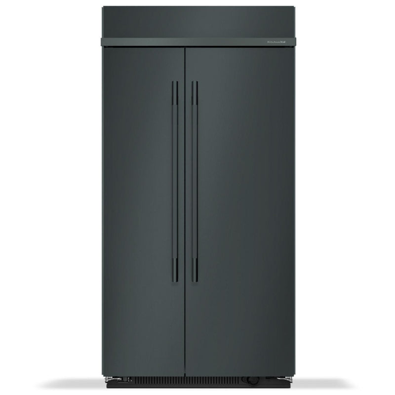 KitchenAid KBSN742SJP Side by Side Built In Refrigerator, 42 inch Width, 25.5 cu. ft. Capacity, Water Dispenser (Interior), Ice Dispenser (Freezer Located), Juniper colour