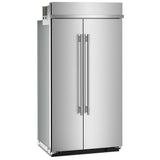KitchenAid KBSN742SPS Side by Side Built In Refrigerator, 42 inch Width, 25.5 cu. ft. Capacity, Water Dispenser (Interior), Ice Dispenser (Freezer Located), PrintShield Stainless colour