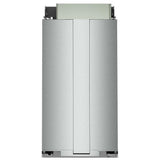 KitchenAid KBSN742SPS Side by Side Built In Refrigerator, 42 inch Width, 25.5 cu. ft. Capacity, Water Dispenser (Interior), Ice Dispenser (Freezer Located), PrintShield Stainless colour