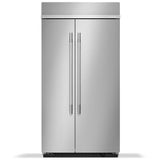 KitchenAid KBSN742SPS Side by Side Built In Refrigerator, 42 inch Width, 25.5 cu. ft. Capacity, Water Dispenser (Interior), Ice Dispenser (Freezer Located), PrintShield Stainless colour