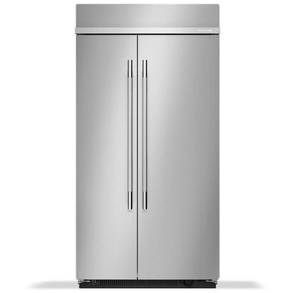 KitchenAid KBSN742SPS Side by Side Built In Refrigerator, 42 inch Width, 25.5 cu. ft. Capacity, Water Dispenser (Interior), Ice Dispenser (Freezer Located), PrintShield Stainless colour, FreshChill™