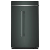 KitchenAid KBSN748SJP Side by Side Built In Refrigerator, 48 inch Width, 30 cu. ft. Capacity, Water Dispenser (Interior), Ice Dispenser (Freezer Located), Juniper colour