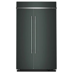 KitchenAid KBSN748SJP Side by Side Built In Refrigerator, 48 inch Width, 30 cu. ft. Capacity, Water Dispenser (Interior), Ice Dispenser (Freezer Located), Juniper colour
