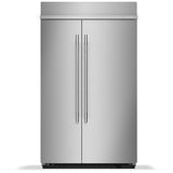 KitchenAid KBSN748SPS Side by Side Built In Refrigerator, 48 inch Width, 30 cu. ft. Capacity, Water Dispenser (Interior), Ice Dispenser (Freezer Located), PrintShield Stainless colour