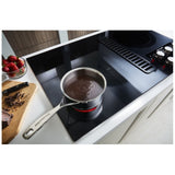 KitchenAid KCED606GBL Electric Cooktop, 36 inch Exterior Width, 5 Burners, Downdraft, 3,200 W Highest Element, Black colour