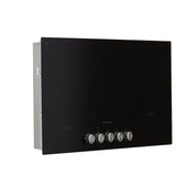 KitchenAid KCES556HBL Electric Cooktop, 36 inch Exterior Width, 5 Burners, 3,200 W Highest Element, Black colour