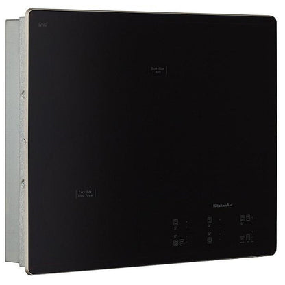 KitchenAid KCES950KBL Electric Cooktop, 30 inch Exterior Width, 5 Burners, Black colour