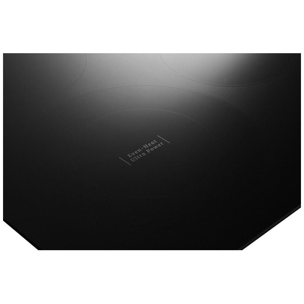 KitchenAid KCES950KBL Electric Cooktop, 30 inch Exterior Width, 5 Burners, Black colour