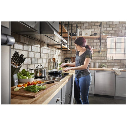 KitchenAid KCES950KSS Electric Cooktop, 30 inch Exterior Width, 5 Burners, Black