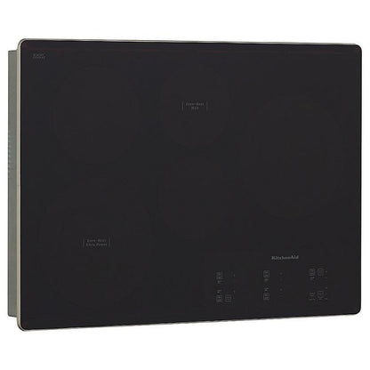 KitchenAid KCES950KSS Electric Cooktop, 30 inch Exterior Width, 5 Burners, Black