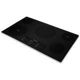 KitchenAid KCES956KSS Electric Cooktop, 36 inch Exterior Width, 5 Burners, 3,200 W Highest Element, Black colour