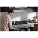KitchenAid KCGC558JSS Gas Cooktop, 48 inch Exterior Width, 6 Burners, 20,000 BTU Highest Burner, Stainless Steel colour