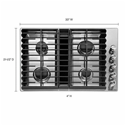 KitchenAid KCGD500GSS Gas Cooktop