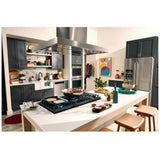 KitchenAid KCGG536PBL Gas Cooktop, 36 inch Exterior Width, 5 Burners, 18,000 BTU Highest Burner, Black colour
