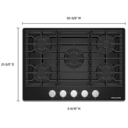KitchenAid KCGG536PBL Gas Cooktop