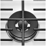 KitchenAid KCGS550ESS Gas Cooktop, 30 inch Exterior Width, 5 Burners, 17,000 BTU Highest Burner, Stainless Steel colour