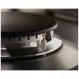 KitchenAid KCGS550ESS Gas Cooktop, 30 inch Exterior Width, 5 Burners, 17,000 BTU Highest Burner, Stainless Steel colour
