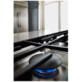 KitchenAid KCGS556ESS Gas Cooktop, 36 inch Exterior Width, 5 Burners, 20,000 BTU Highest Burner, Stainless Steel colour