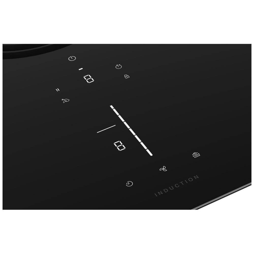 KitchenAid KCID930SBL Induction Cooktop, 30 inch Exterior Width, 4 Burners, Downdraft, 3,000 Watts