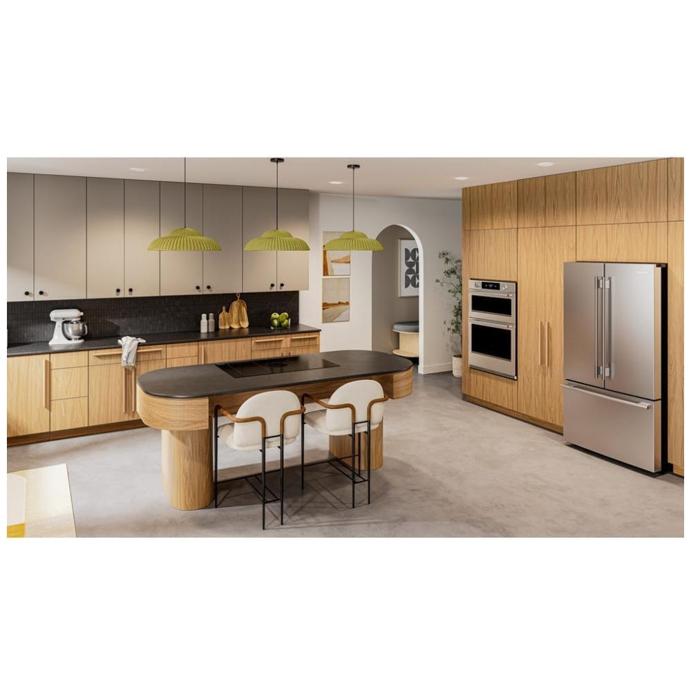 KitchenAid KCID936SBL Induction Cooktop, 36 inch Exterior Width, 4 Burners, Downdraft, 3,200