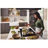 KitchenAid KCIG550JBL Induction Cooktop, 30 inch Exterior Width, 5 Burners, 3,600 W Highest Element, Black colour