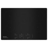 KitchenAid KCIG550JSS Induction Cooktop, 30 inch Exterior Width, 5 Burners, 3,600 W Highest Element, Stainless Steel colour