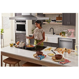 KitchenAid KCIG550JSS Induction Cooktop, 30 inch Exterior Width, 5 Burners, 3,600 W Highest Element, Stainless Steel colour