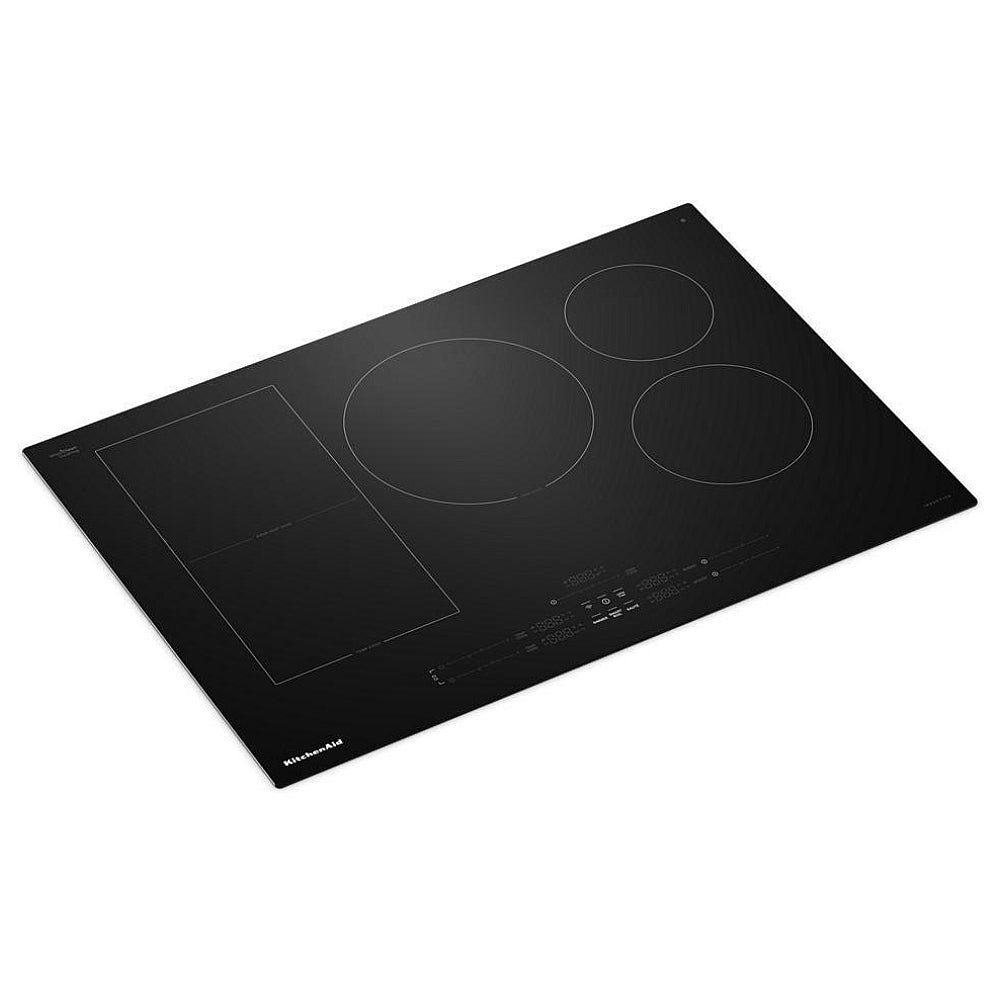 KitchenAid KCIT730SBL Induction Cooktop, 30 inch Exterior Width, 5 Burners, Black colour