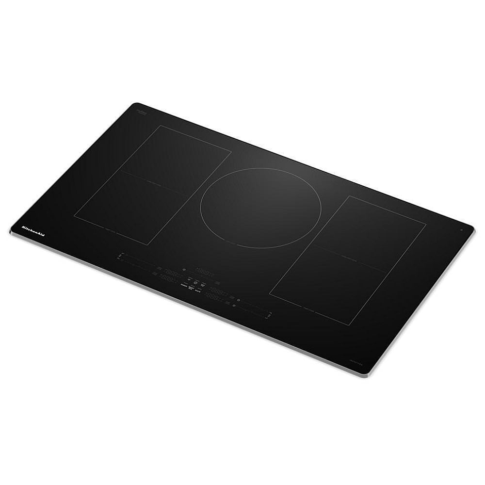KitchenAid KCIT736SSS Induction Cooktop, 36 inch Exterior Width, 5 Burners, Stainless Steel colour