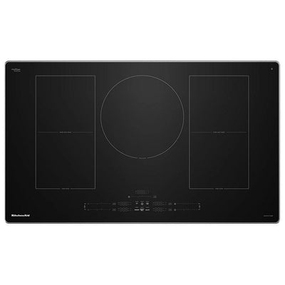 KitchenAid KCIT736SSS 电磁炉，36 英寸外部宽度，5 个燃烧器，不锈钢色