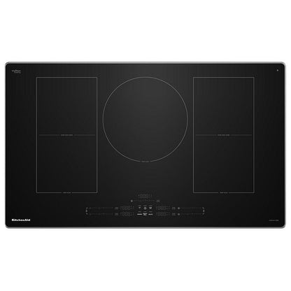 KitchenAid KCIT736SSS Induction Cooktop, 36 inch Exterior Width, 5 Burners, Stainless Steel colour