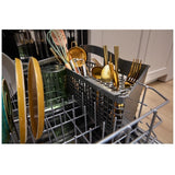 KitchenAid KDFS224SBL Dishwasher, 24 inch Exterior Width, 47 dB Decibel Level, Fully Integrated, Stainless Interior, 5 Wash Cycles, 13 Capacity (Place Settings), 3 Loading Racks, Black colour