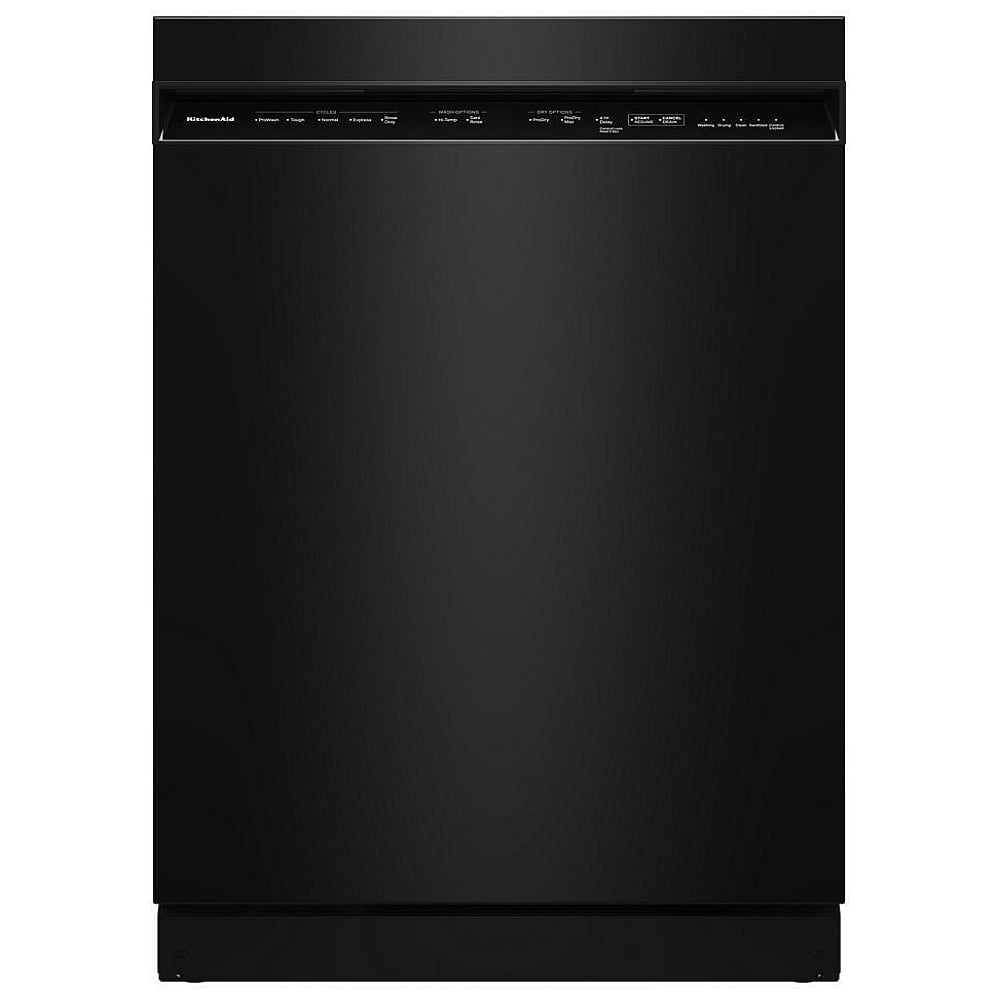 KitchenAid KDFS224SBL Dishwasher, 24 inch Exterior Width, 47 dB Decibel Level, Fully Integrated, Stainless Steel (Interior), 5 Wash Cycles, 13 Capacity (Place Settings), Black colour