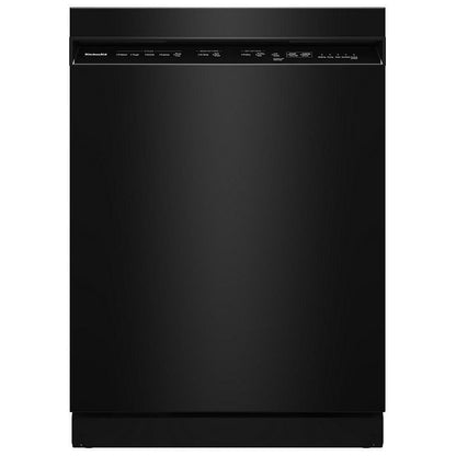KitchenAid KDFS224SBL Dishwasher, 24 inch Exterior Width, 47 dB Decibel Level, Fully Integrated, Stainless Steel (Interior), 5 Wash Cycles, 13 Capacity (Place Settings), Black colour