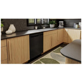 KitchenAid KDFS224SBL Dishwasher, 24 inch Exterior Width, 47 dB Decibel Level, Fully Integrated, Stainless Interior, 5 Wash Cycles, 13 Capacity (Place Settings), 3 Loading Racks, Black colour