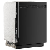 KitchenAid KDFS224SBL Dishwasher, 24 inch Exterior Width, 47 dB Decibel Level, Fully Integrated, Stainless Interior, 5 Wash Cycles, 13 Capacity (Place Settings), 3 Loading Racks, Black colour