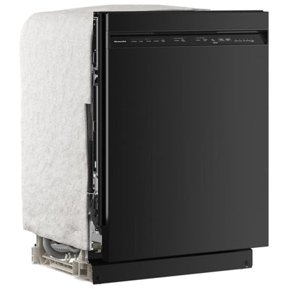 KitchenAid KDFS224SBL Dishwasher, 24 inch Exterior Width, 47 dB Decibel Level, Fully Integrated, Stainless Steel (Interior), 5 Wash Cycles, 13 Capacity (Place Settings), Black colour