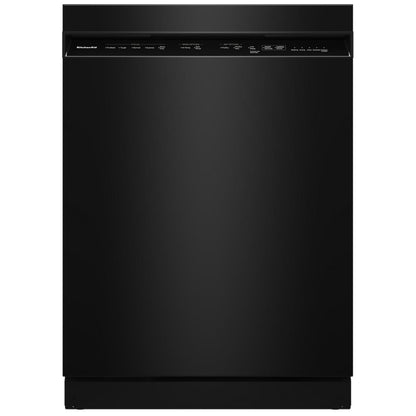 KitchenAid KDFS224SBL Dishwasher, 24 inch Exterior Width, 47 dB Decibel Level, Fully Integrated, Stainless Steel (Interior), 5 Wash Cycles, 13 Capacity (Place Settings), Black colour