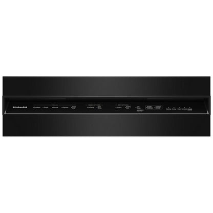 KitchenAid KDFS224SBL Dishwasher, 24 inch Exterior Width, 47 dB Decibel Level, Fully Integrated, Stainless Steel (Interior), 5 Wash Cycles, 13 Capacity (Place Settings), Black colour