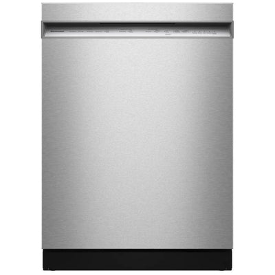 KitchenAid KDFS224SPS 洗碗机，24 英寸外部宽度，47 dB 分贝级别，完全集成，不锈钢（内部），5 种洗涤程序，13 种容量（餐具），PrintShield 不锈钢色