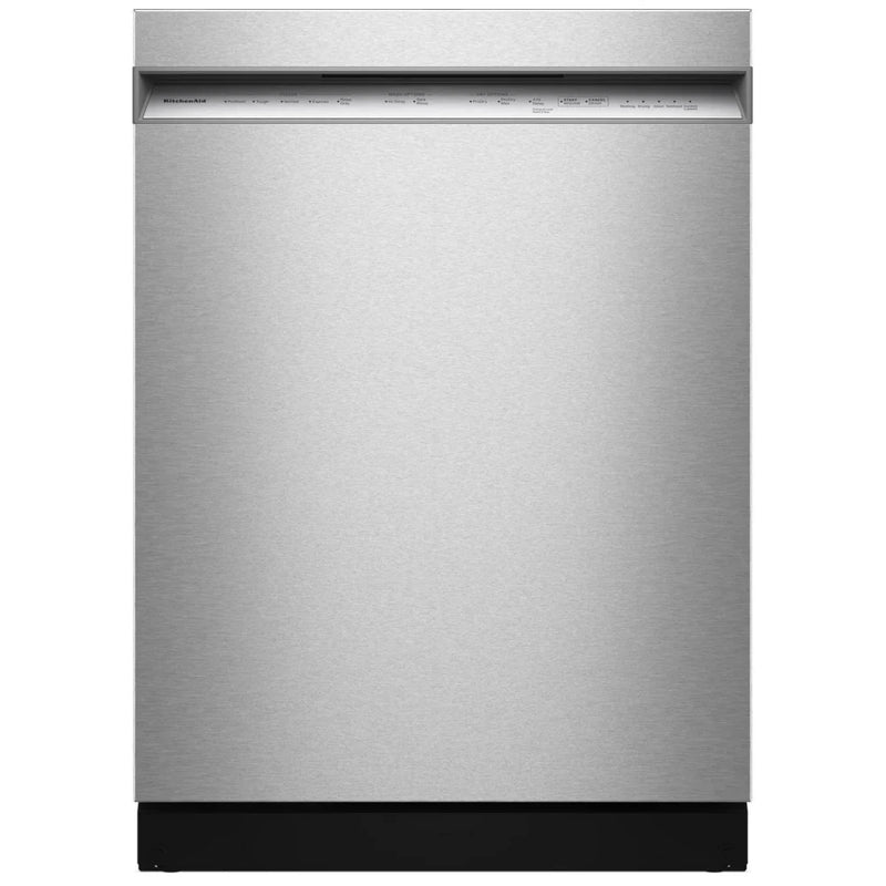 KitchenAid KDFS224SPS Dishwasher, 24 inch Exterior Width, 47 dB Decibel Level, Fully Integrated, Stainless Interior, 5 Wash Cycles, 13 Capacity (Place Settings), 3 Loading Racks, PrintShield Stainless colour