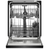 KitchenAid KDFS224SWH Dishwasher, 24 inch Exterior Width, 47 dB Decibel Level, Fully Integrated, Stainless Interior, 5 Wash Cycles, 13 Capacity (Place Settings), 3 Loading Racks, White colour