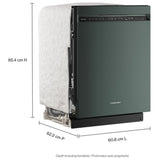 KitchenAid KDFS324SJP Dishwasher, 24 inch Exterior Width, 41 dB Decibel Level, Full Console, Stainless Interior, 5 Wash Cycles, 15 Capacity (Place Settings), 3 Loading Racks, Juniper colour