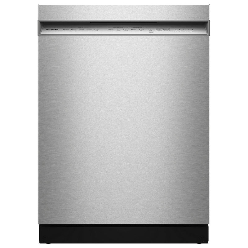 KitchenAid KDFS324SPS Dishwasher, 24 inch Exterior Width, 41 dB Decibel Level, Full Console, Stainless Interior, 5 Wash Cycles, 15 Capacity (Place Settings), 3 Loading Racks, PrintShield Stainless colour
